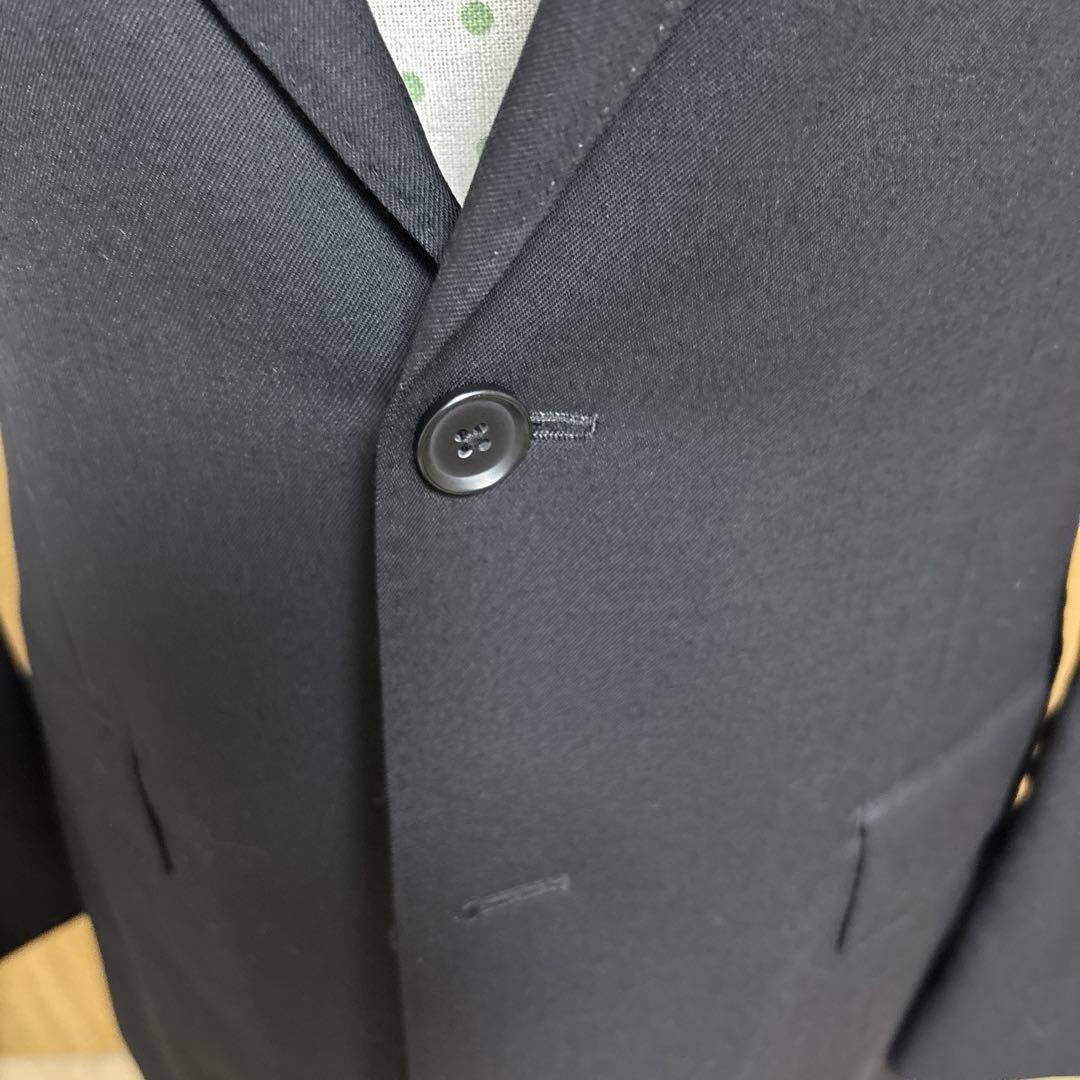 バーニーズニューヨーク／ブラックスリムフィットスーツ／メンズ