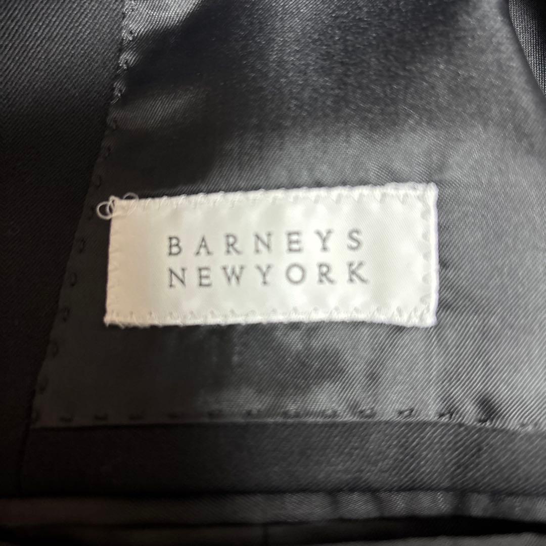 バーニーズニューヨーク／ブラックスリムフィットスーツ／メンズ