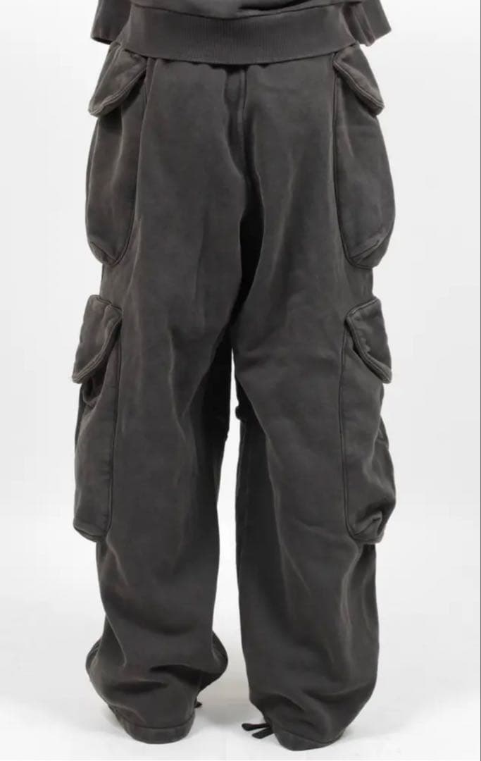 entire studio ヘビースウェット カーゴ パンツ