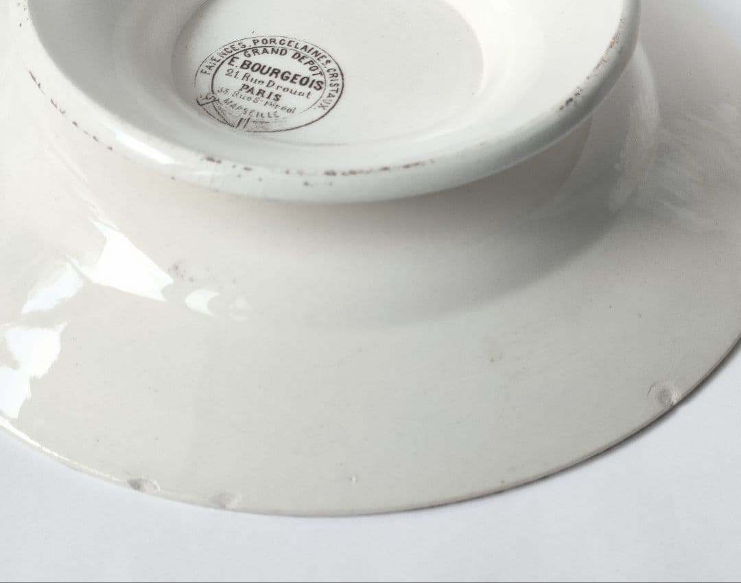 希少　美品　エミールブルジョワ　マロン　コンポティエ　フランスアンティーク