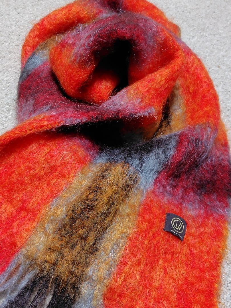 モヘアマフラー Mantas Ezcaray Mohair Tartan