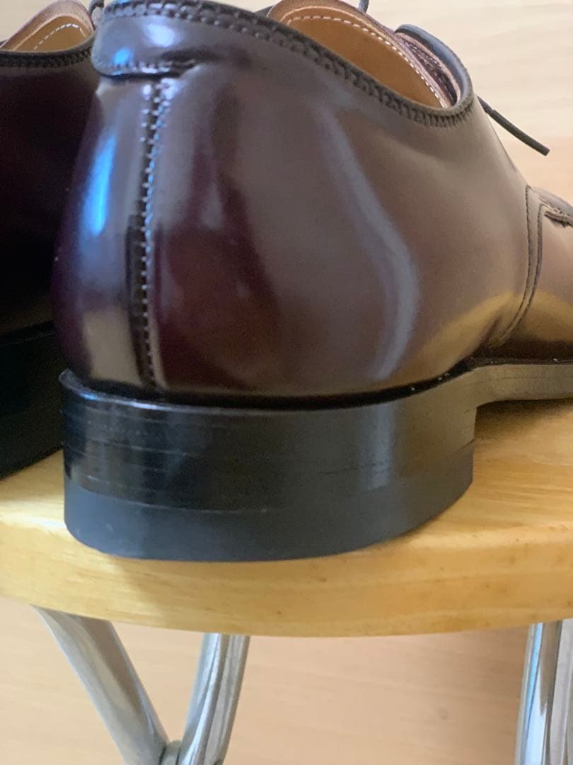 最終価格‼️美品‼️ ALDEN 54321 Vチップ　コードバン バーガンディー