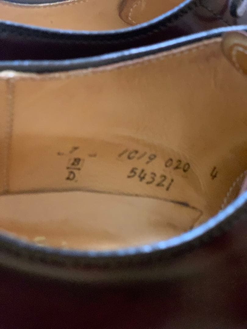 最終価格‼️美品‼️ ALDEN 54321 Vチップ　コードバン バーガンディー