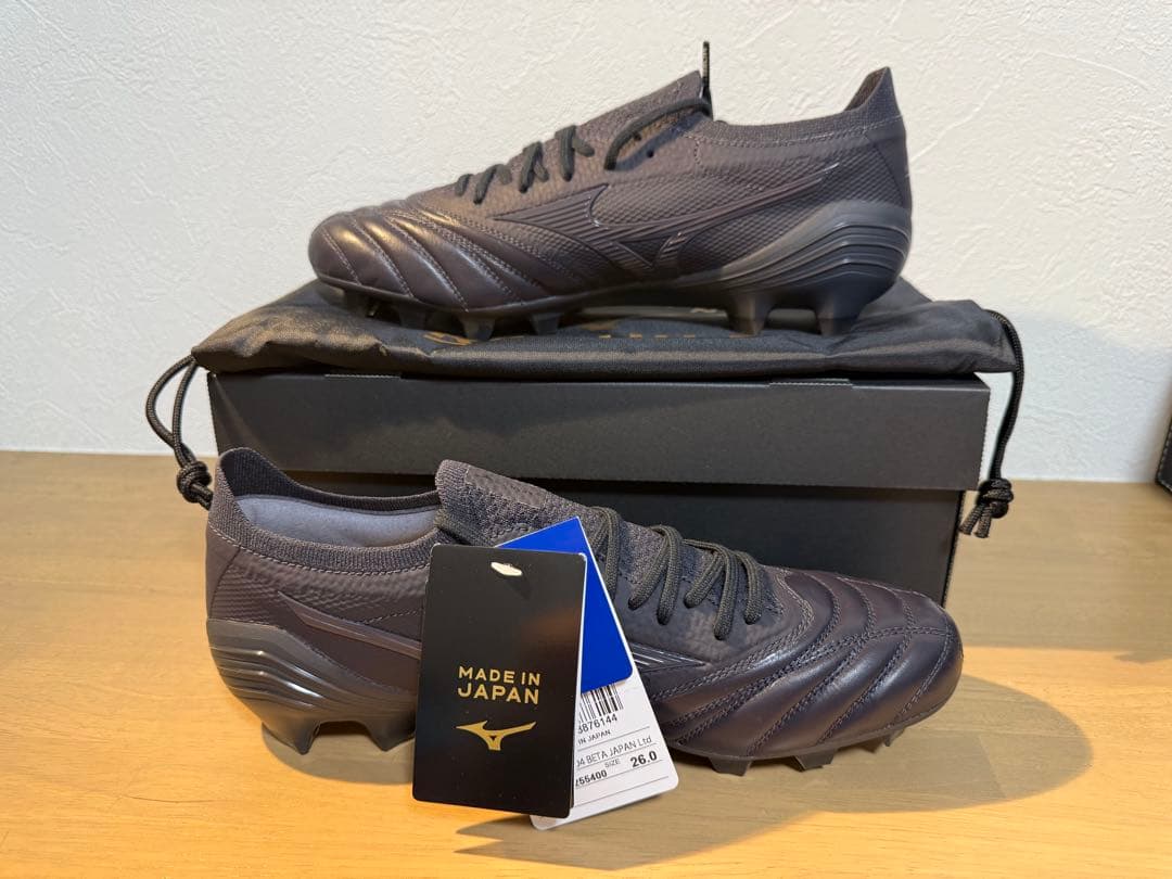 【新品未使用】モレリアNEO4β JAPAN Ltd ブラックアウト 26cm