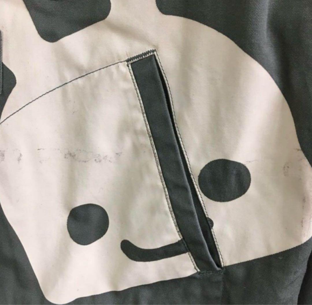 CUNE ウサギプリントジャケット カーキ テープジップジャケット キューン