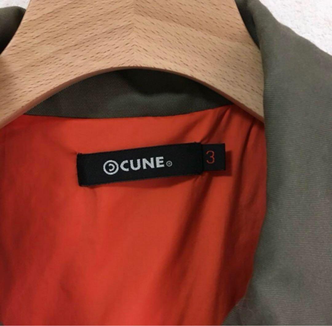 CUNE ウサギプリントジャケット カーキ テープジップジャケット キューン