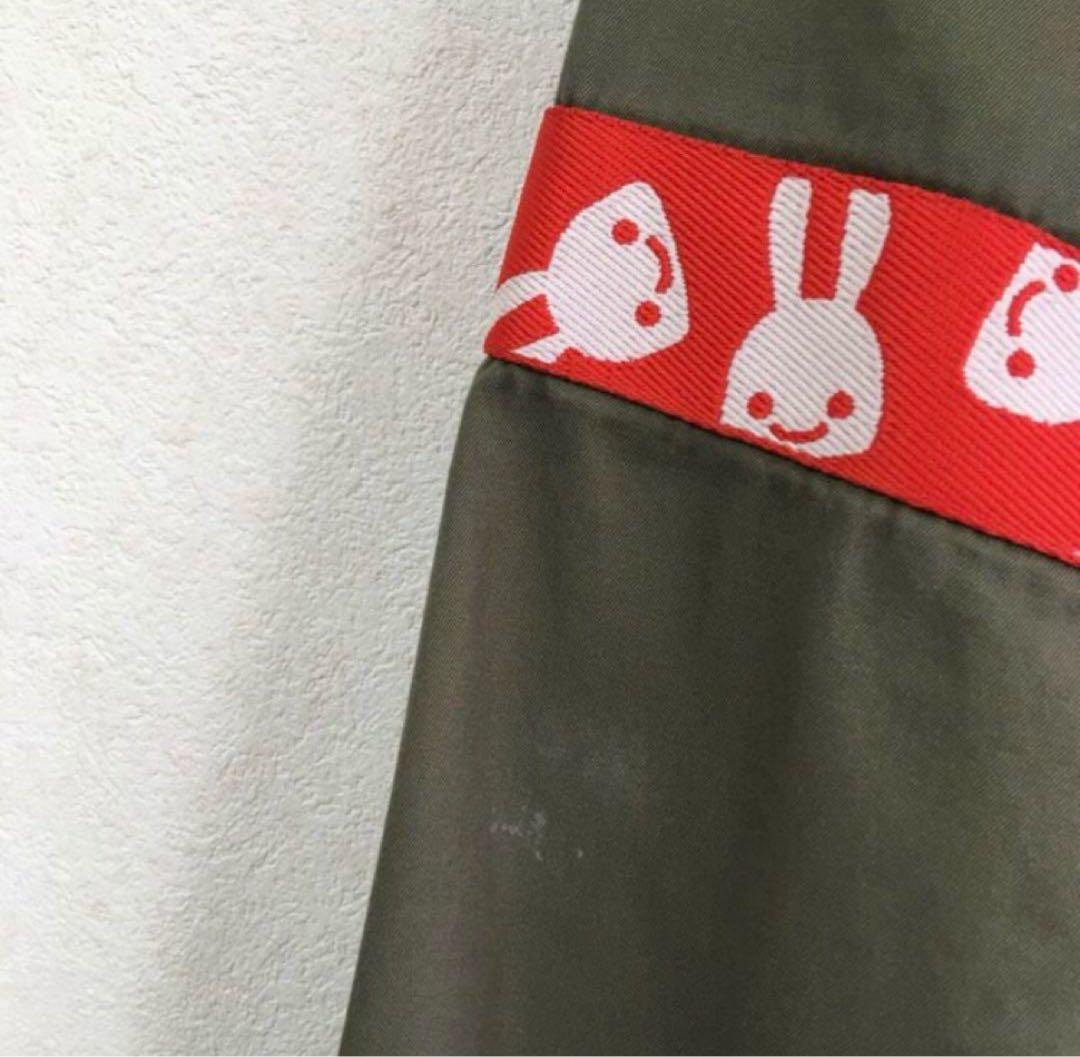 CUNE ウサギプリントジャケット カーキ テープジップジャケット キューン