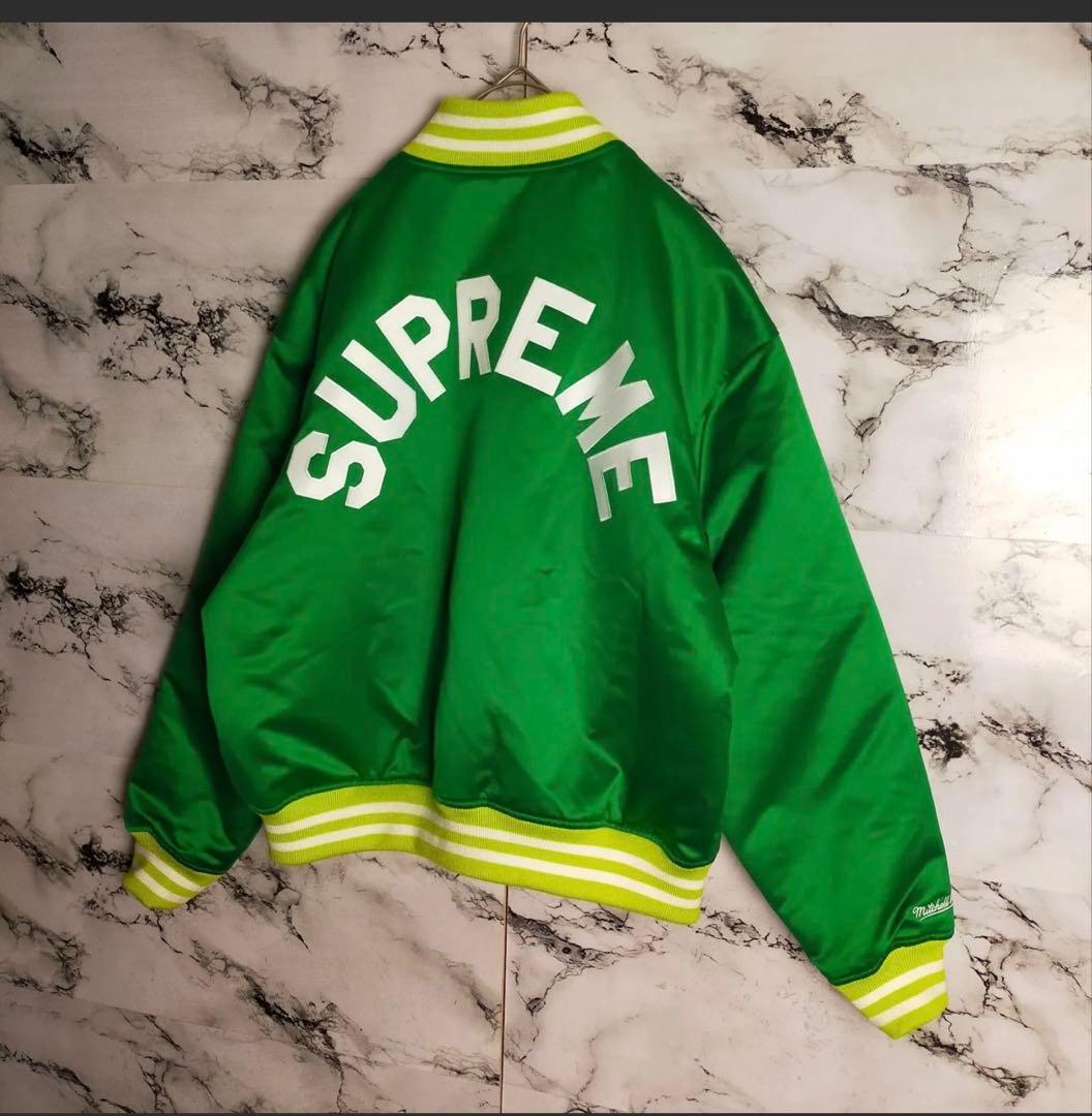 Supreme グリーン スタジャン