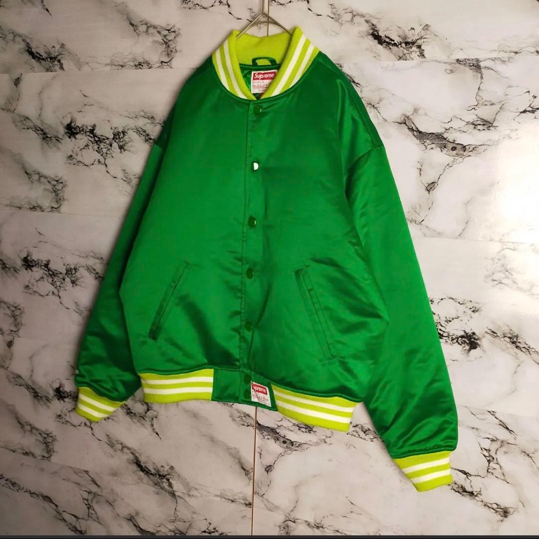 Supreme グリーン スタジャン