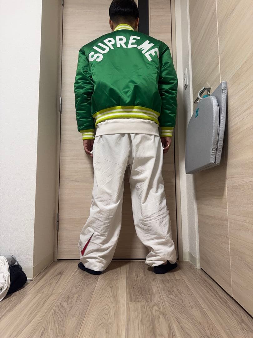 Supreme グリーン スタジャン