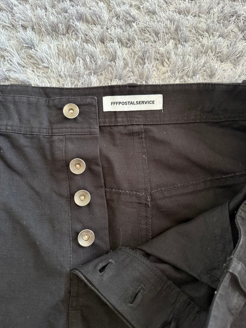 パンツ fffpostalservice 3way zip pants black