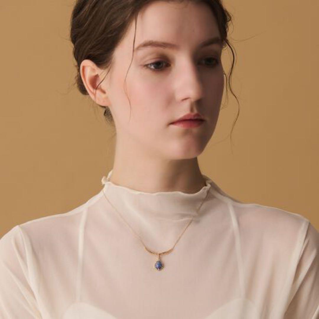 agete K10 ラピスラズリ チャーム