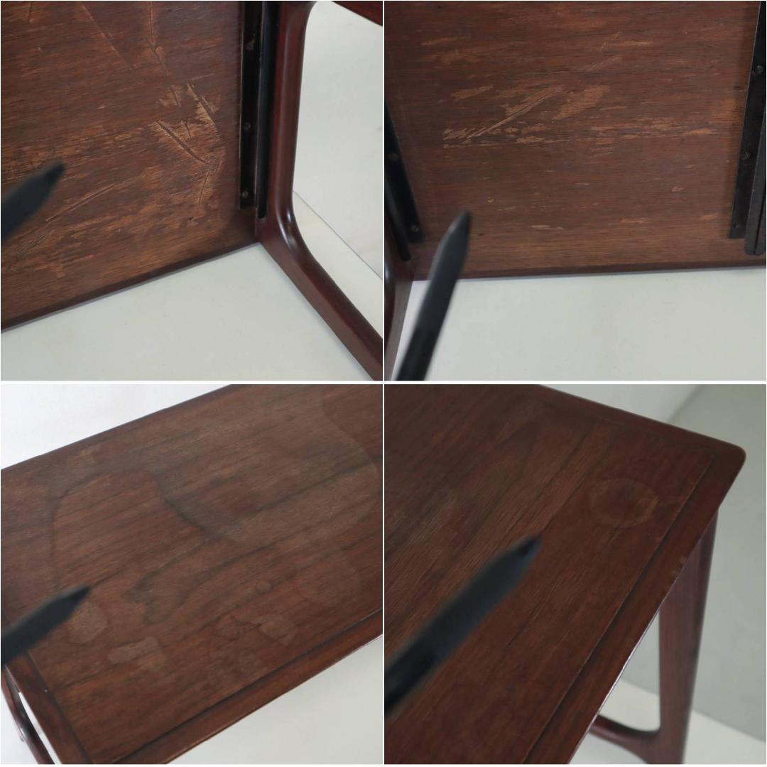 1952-76年製造 マルニ木工 サイドテーブル ネストテーブル大 ローズウッド