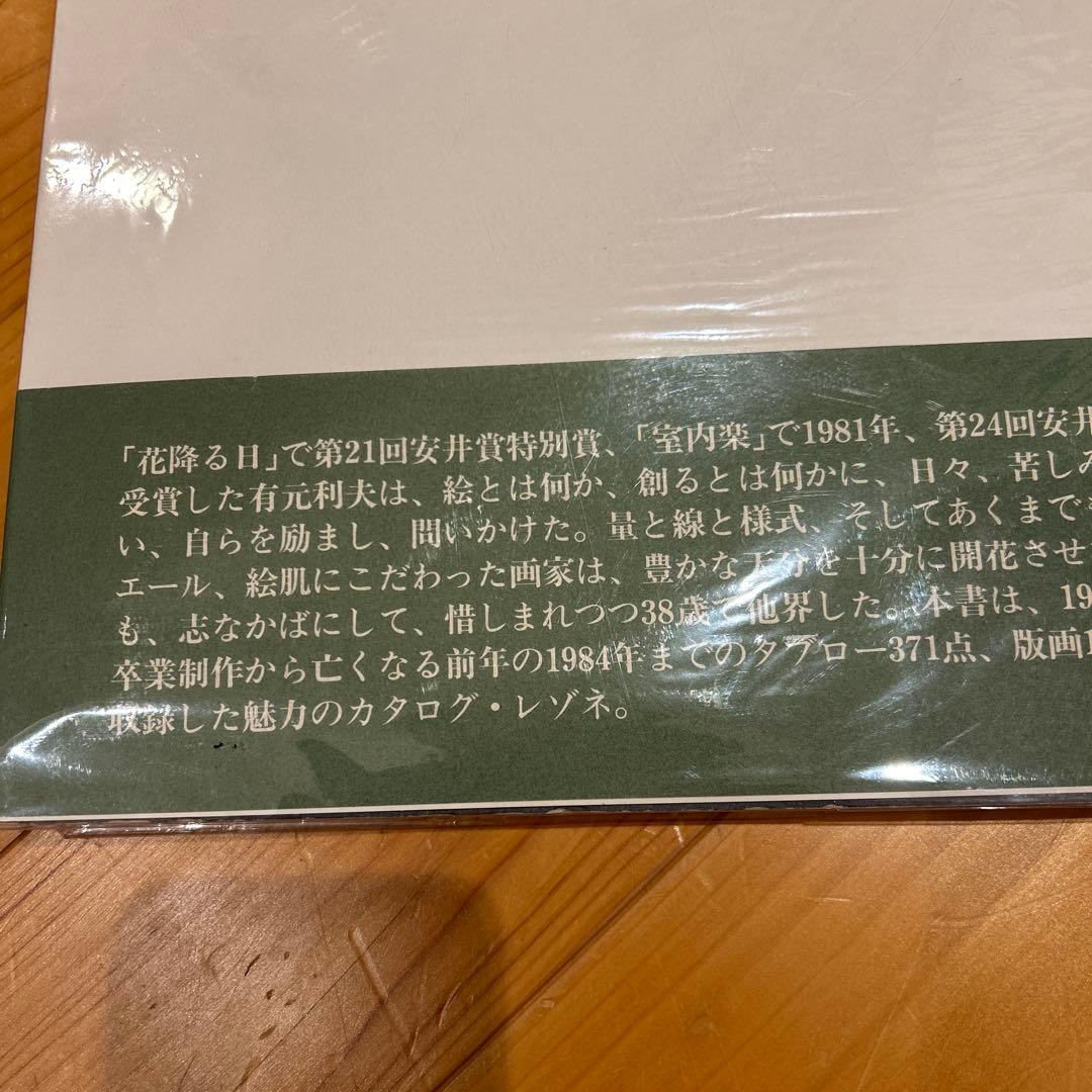 有元利夫　全作品集　1991年　初版大型本　美品