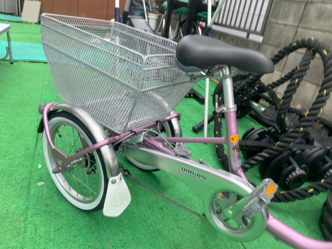 【送料込み】★ブリヂストン三輪自転車★(シルバー、大人用、高齢者用）新品
