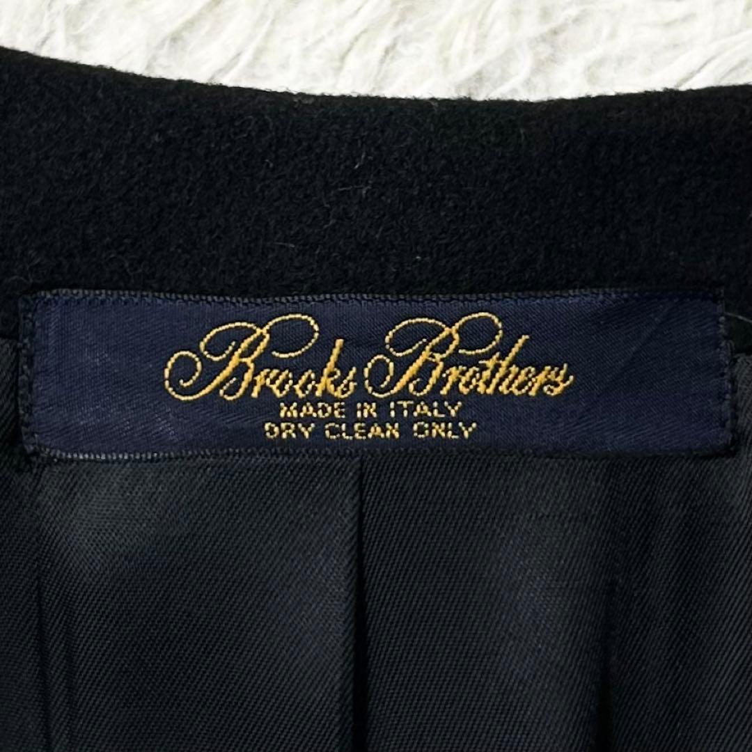 極美品 カシミヤ混 イタリア製 ロング ブルックスブラザーズ チェスターコート