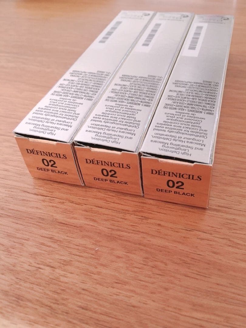 【新品】ランコム マスカラ デフィニシル 02 ディープブラック 3本セット