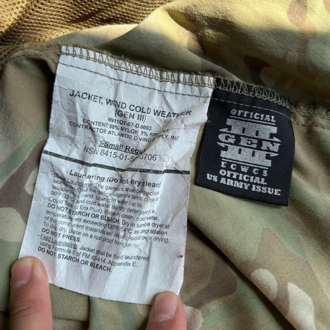 U.S.ARMY ECWCS GEN3 ソフトシェル ウィンドシャツ ジャケット