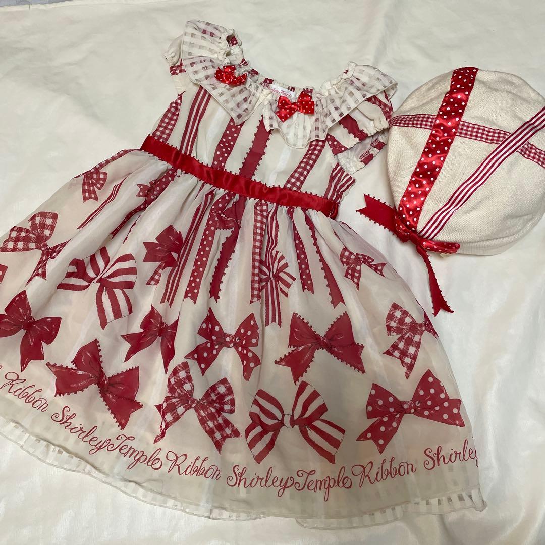 シャーリーテンプル　ジャンスカ100 ベレー帽54センチ