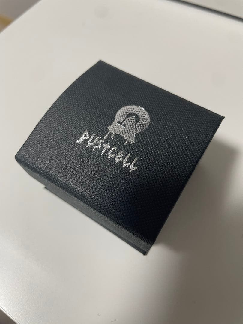 【DUSTCELL】ドリップロゴピアス／5th Anniversary