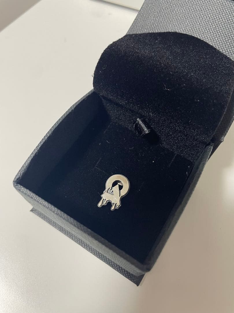 【DUSTCELL】ドリップロゴピアス／5th Anniversary