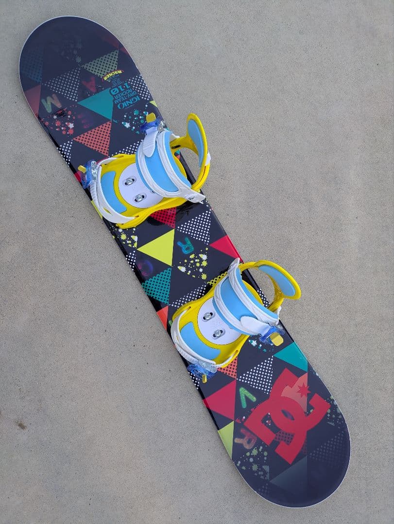 ゆ*う様 IGNIOイグニオ キッズスノボードスノボービンディングセット　サイズ