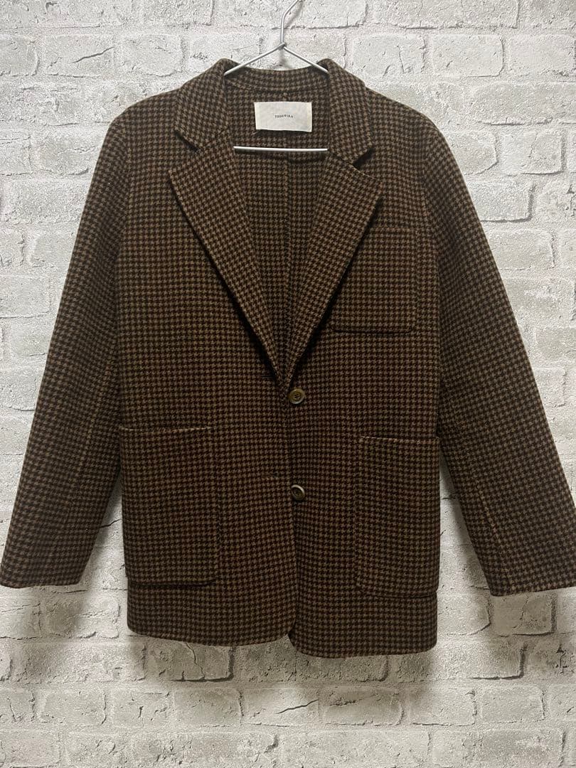 TODAYFUL ウールチェックジャケット　38