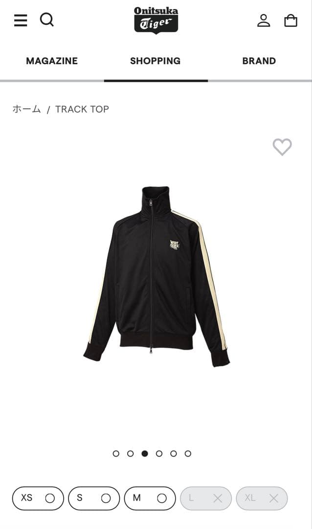 [サイズ完売品] オニツカタイガー　メンズトラックトップ