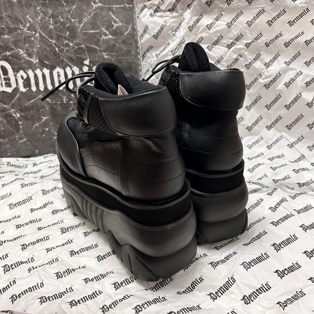 新品未使用⭐️ Demonia デモニア 厚底スニーカー ブーツ 黒27cm M9