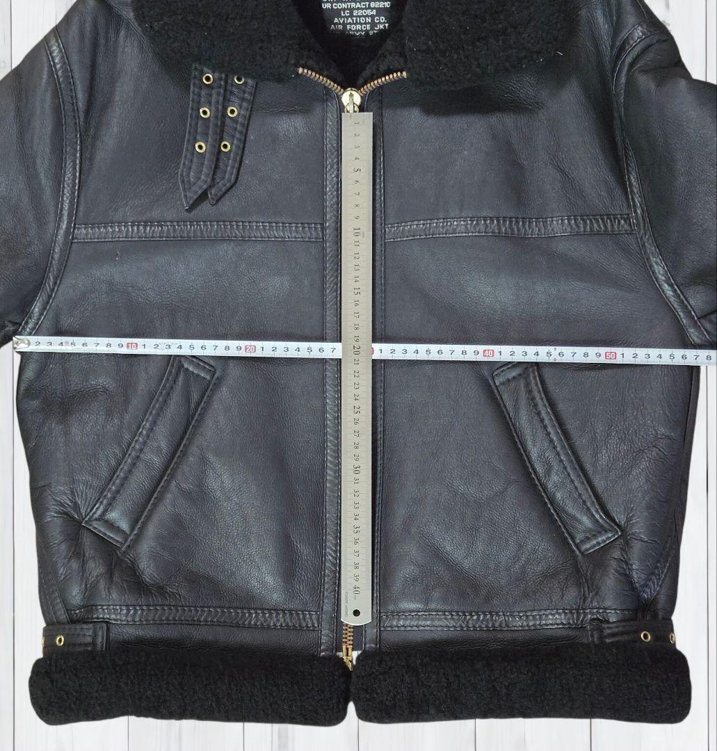 や*ま様 B-3フライトジャケットAVIATION CO. レザージャケットムー