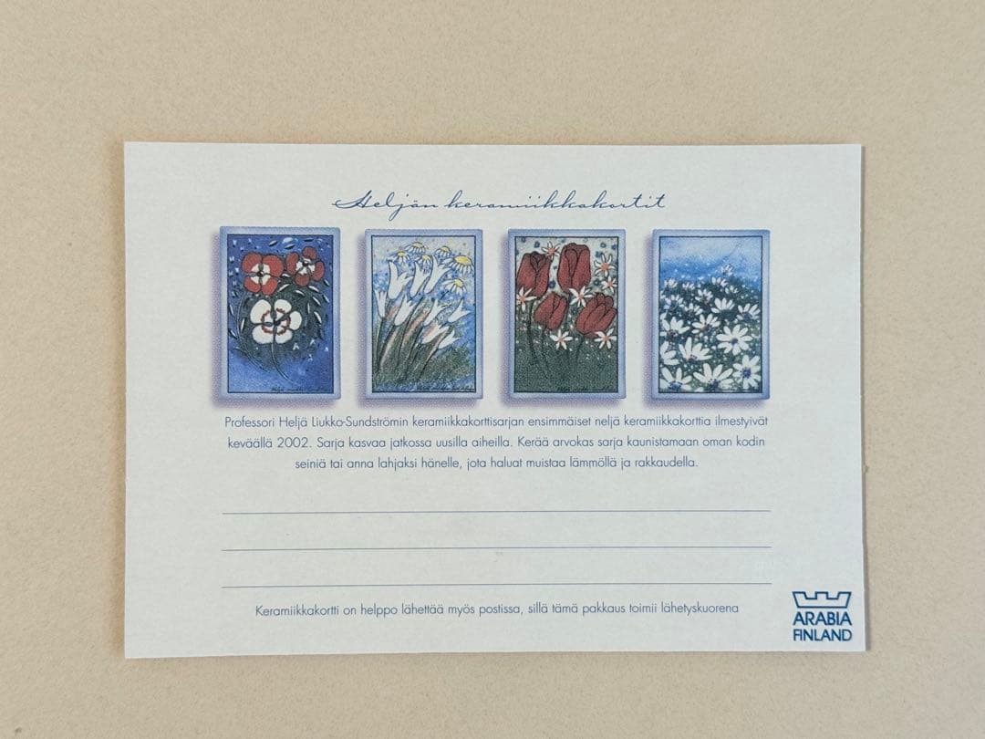 Teamed Up 集合写真 2002年 箱付き アラビア ヘルヤ 陶板画