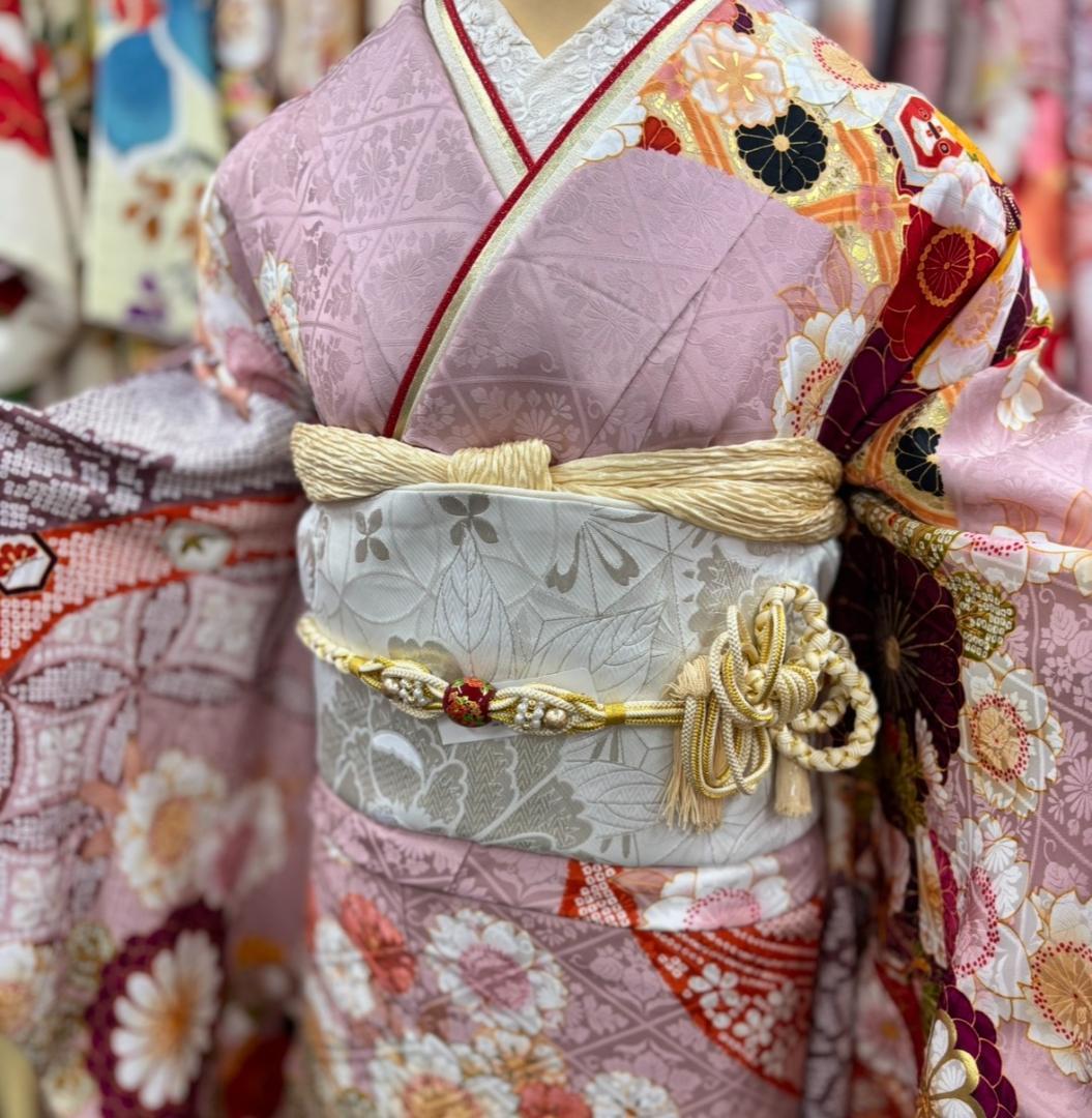 かっちん様 草履バッグ、重ね衿なし【845】【155cm~165cmの方用】