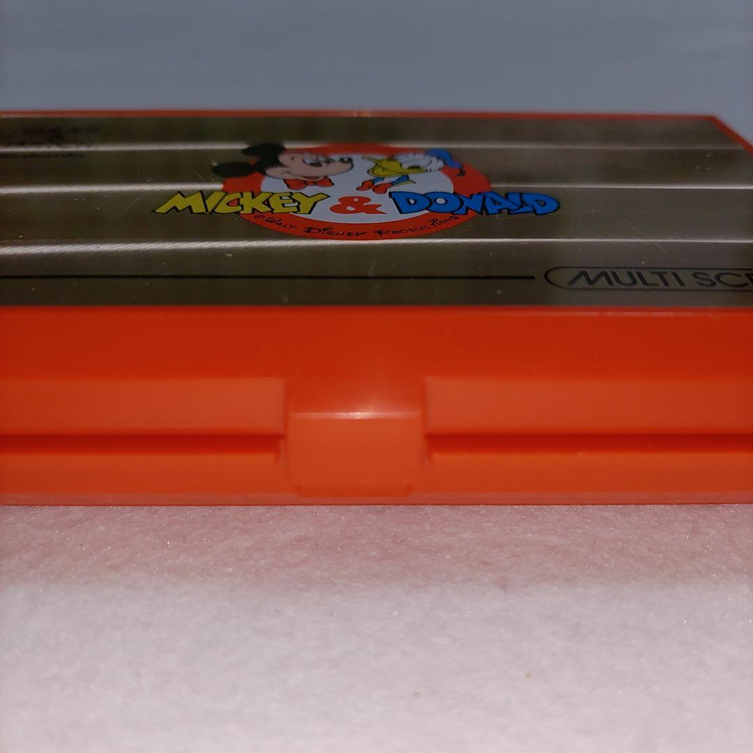 【液もれなし美品】ゲーム＆ウォッチ マルチスクリーン　ミッキー＆ドナルド