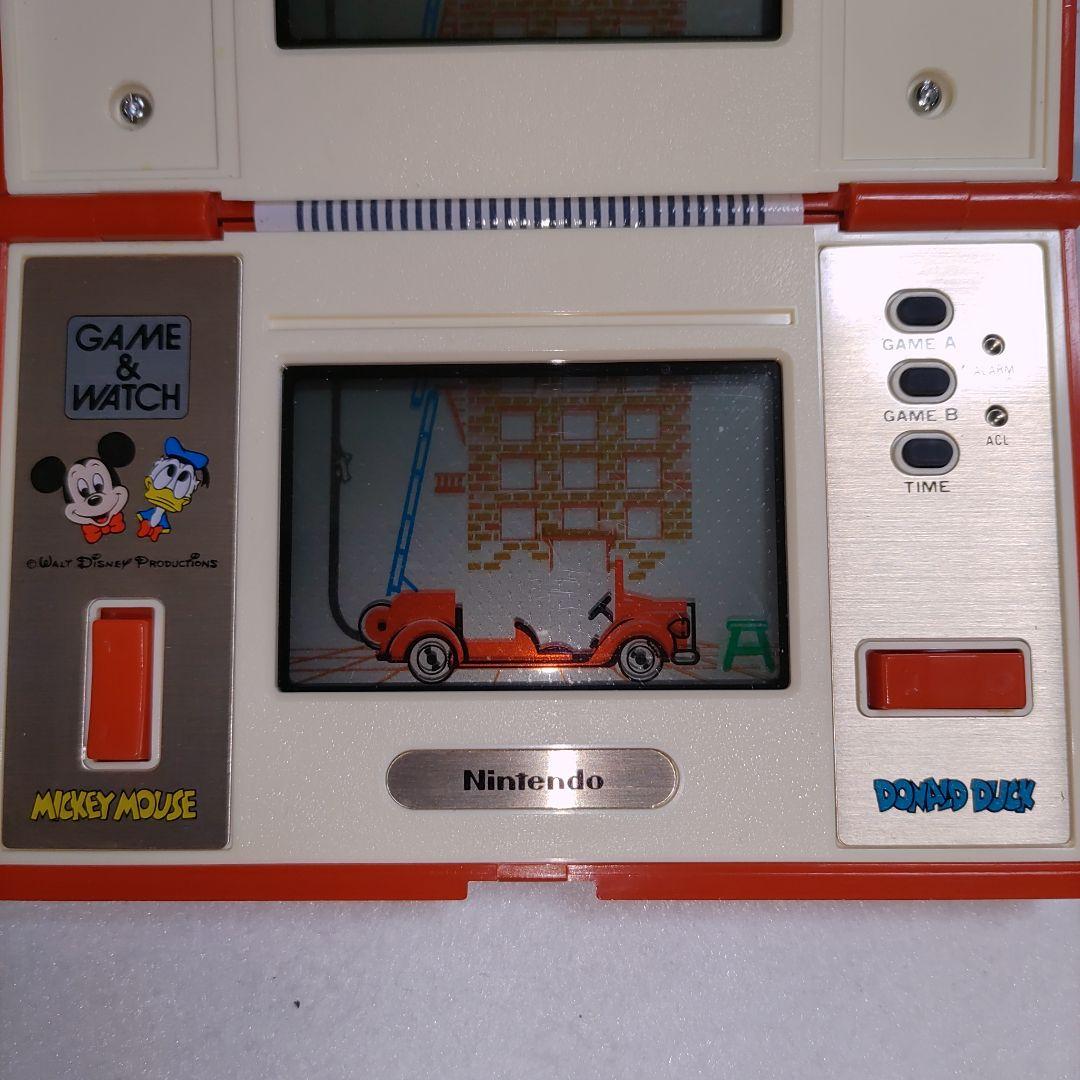 【液もれなし美品】ゲーム＆ウォッチ マルチスクリーン　ミッキー＆ドナルド