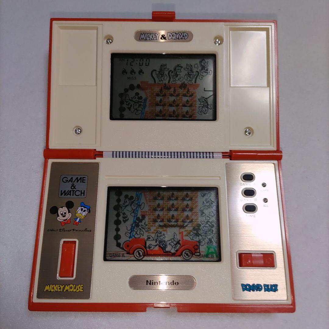 【液もれなし美品】ゲーム＆ウォッチ マルチスクリーン　ミッキー＆ドナルド