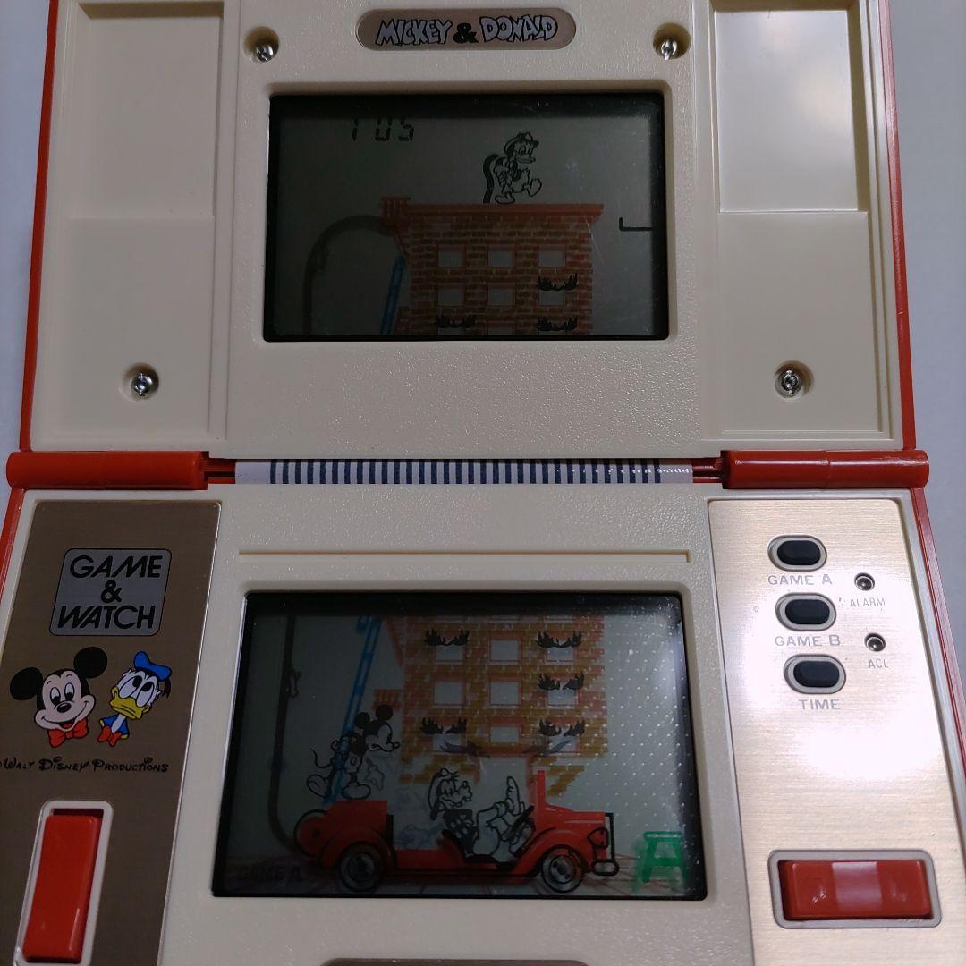 【液もれなし美品】ゲーム＆ウォッチ マルチスクリーン　ミッキー＆ドナルド