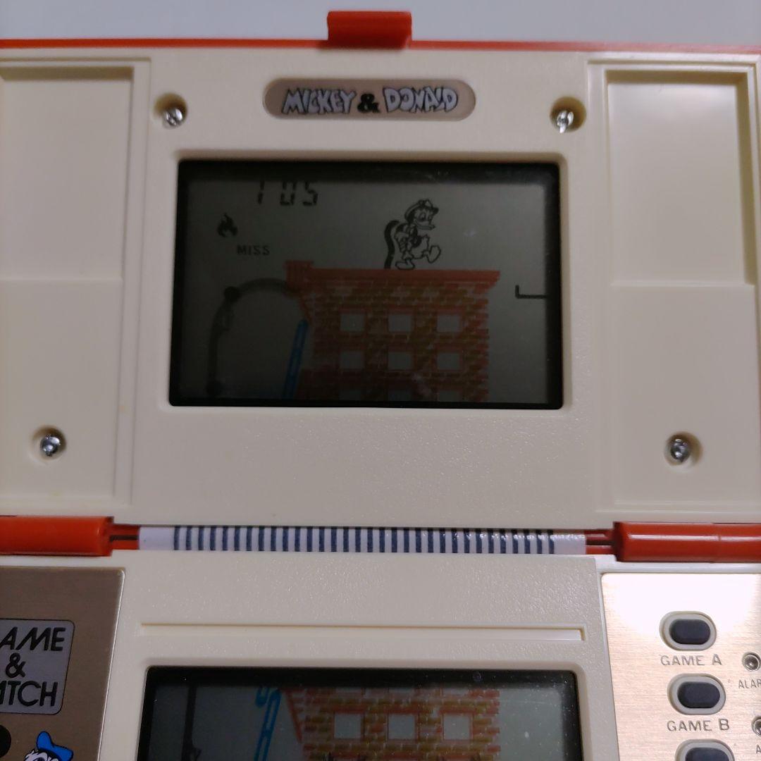 【液もれなし美品】ゲーム＆ウォッチ マルチスクリーン　ミッキー＆ドナルド