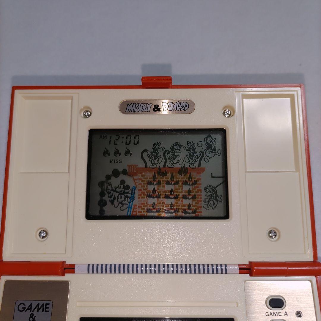 【液もれなし美品】ゲーム＆ウォッチ マルチスクリーン　ミッキー＆ドナルド