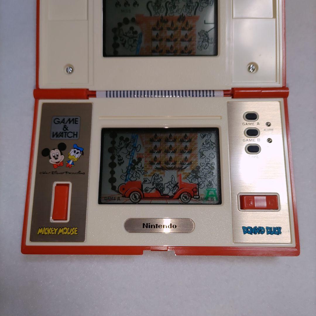 【液もれなし美品】ゲーム＆ウォッチ マルチスクリーン　ミッキー＆ドナルド