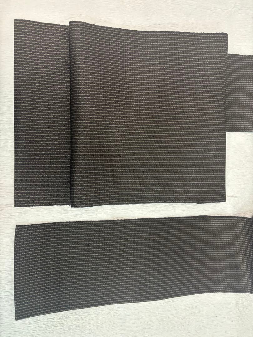 【逸品】黄八丈 八寸名古屋帯 未使用に近い 美品 正絹 手織り 伝統工芸 帯