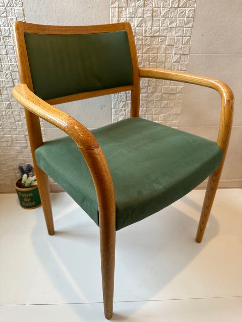 （2/2）日進木工 ヴィンテージ ダイニング チェア アームチェア　※n1f※