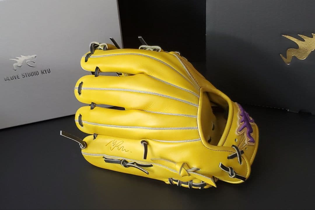 RYUオーダー不可プレミアムモデル☆硬式内野手TIG型☆新品型付け済