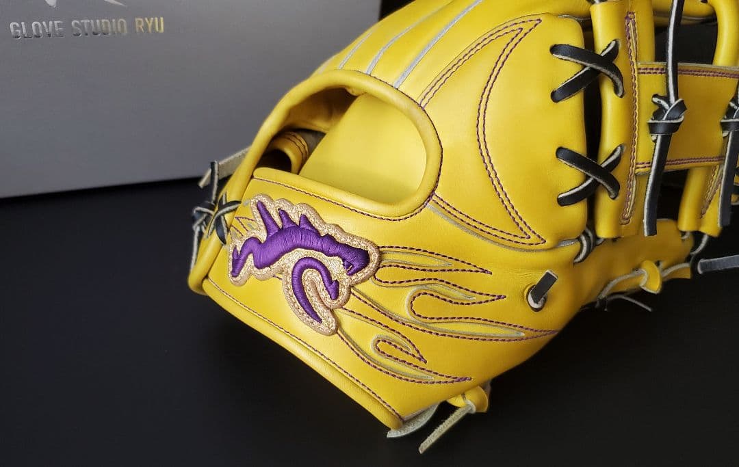 RYUオーダー不可プレミアムモデル☆硬式内野手TIG型☆新品型付け済