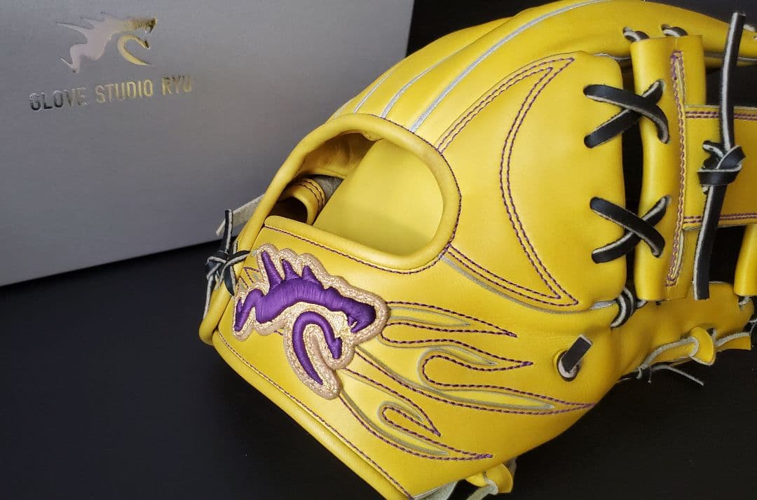 RYUオーダー不可プレミアムモデル☆硬式内野手TIG型☆新品型付け済