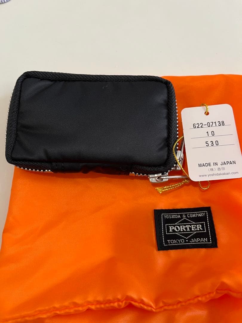 【タグ付き】PORTER/TANKER ポーター/タンカー　キーケース　ブラック