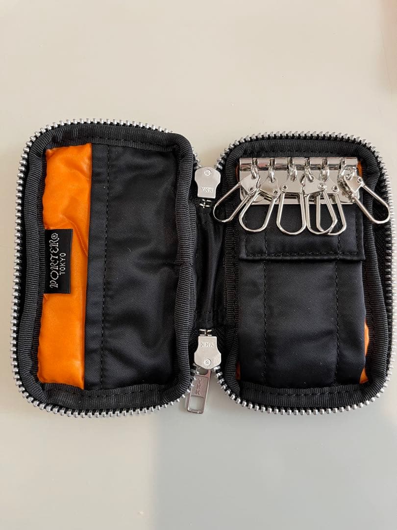 【タグ付き】PORTER/TANKER ポーター/タンカー　キーケース　ブラック