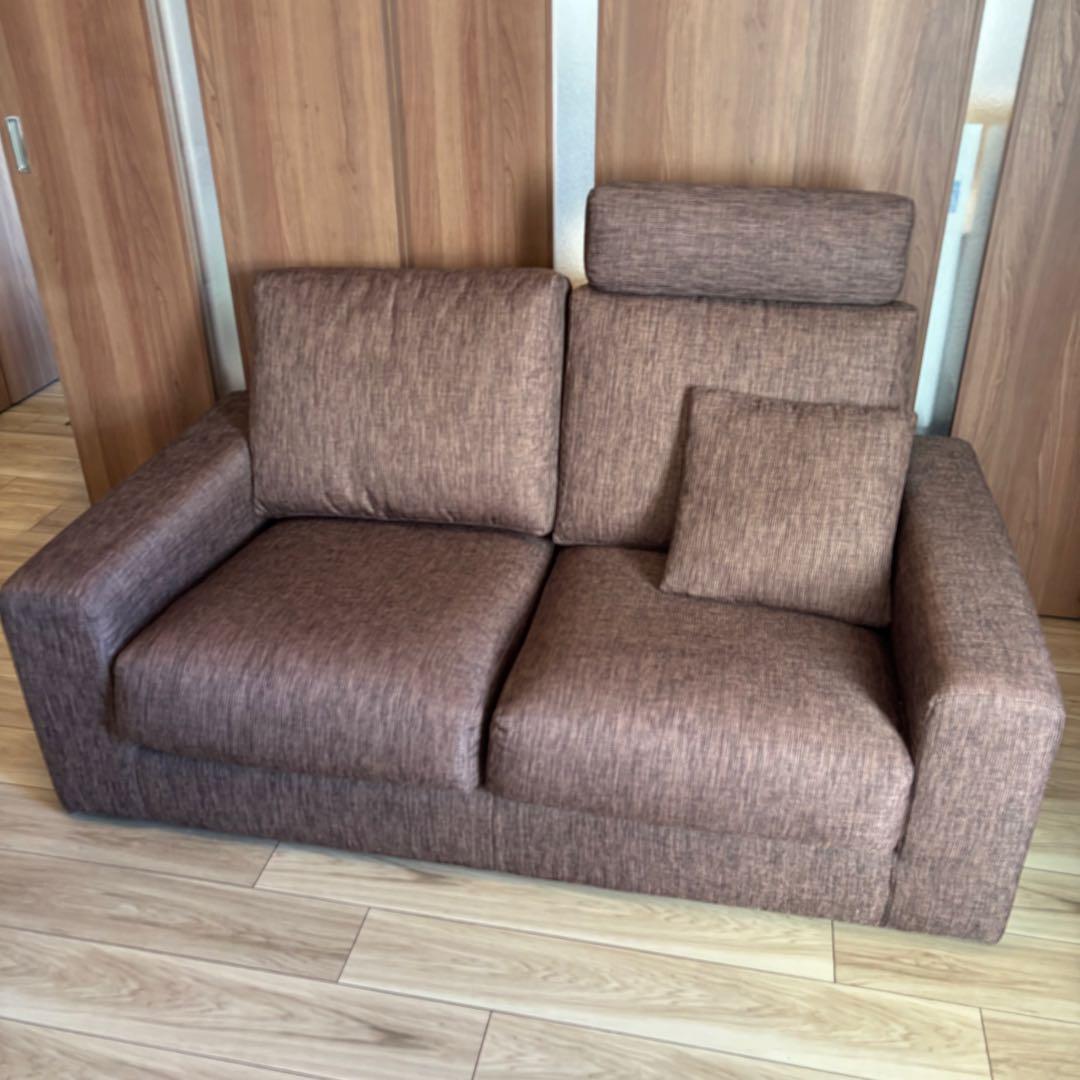 NITORI ニトリ 送料込 2人用 布張り ソファ Nポケット A1 2人掛け