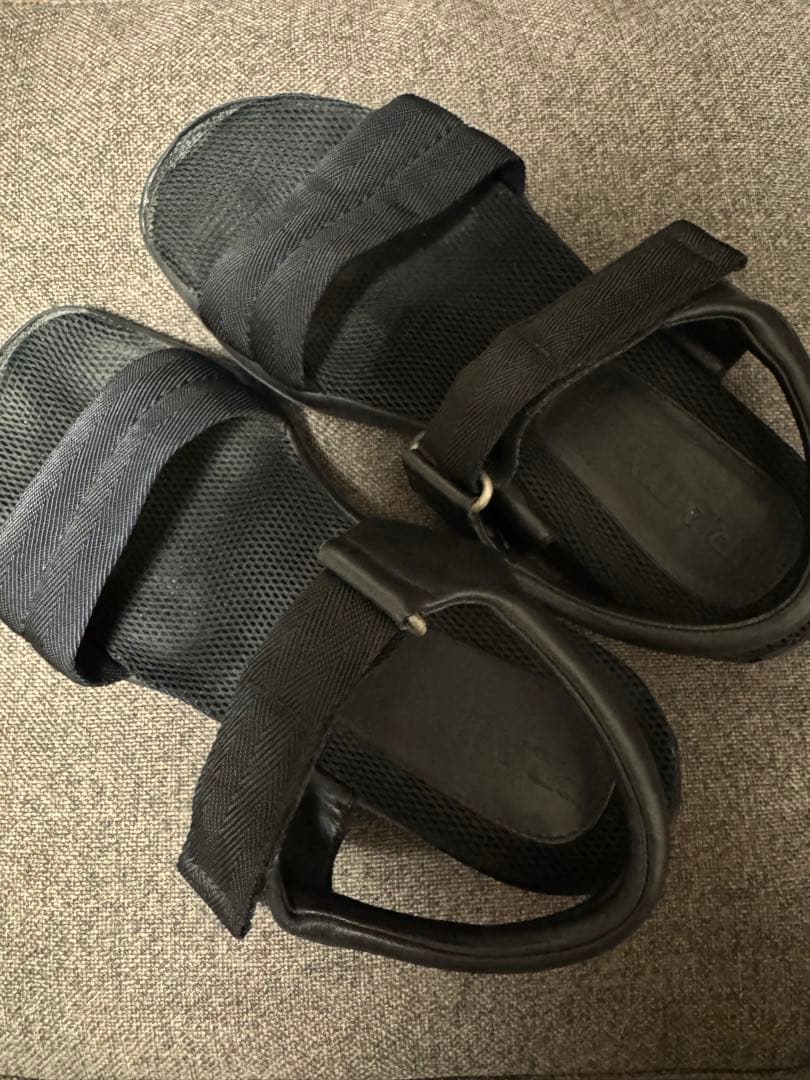 プラダ スポーツ PRADA ベルクロ サンダル メンズ 黒 27cm 正規品