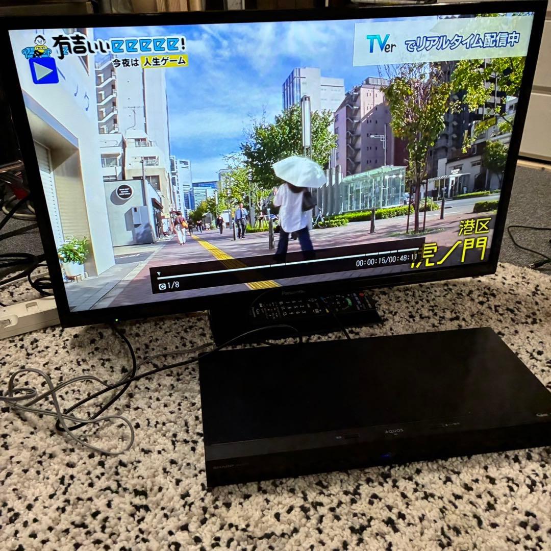 【送料込】SHARP ブルーレイプレーヤ 2B-C05CW1 2020年製