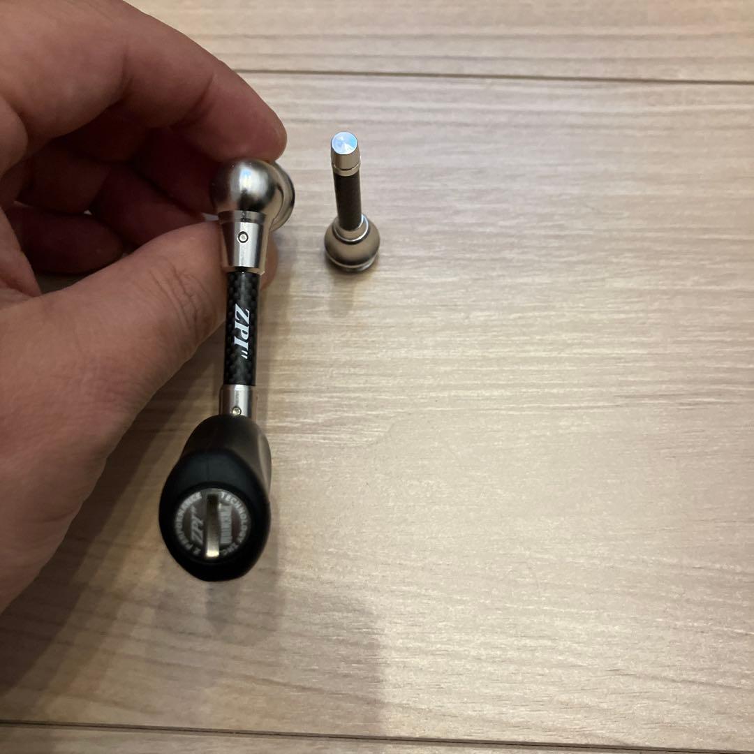 ZPI スピニングリールハンドル カーボンファイバー(シマノ用)